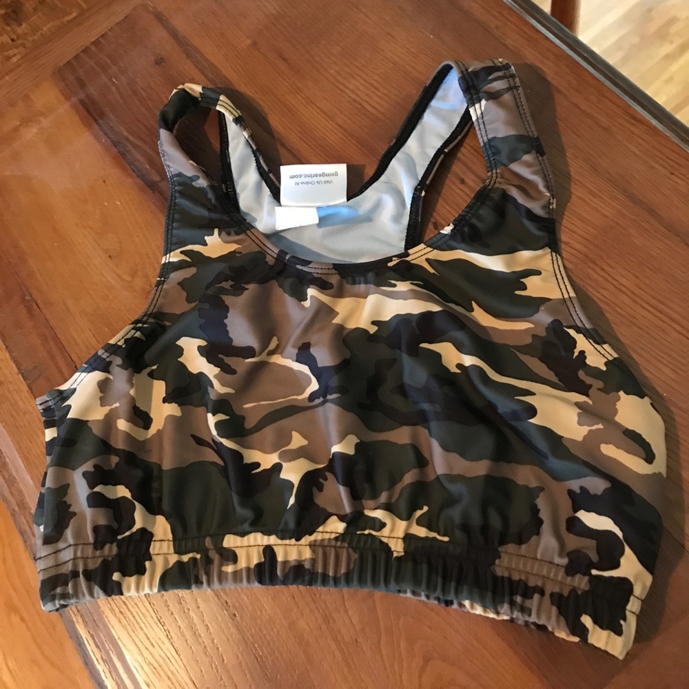 Camouflage Sports Bra