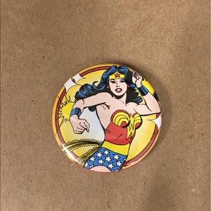 Wonder Woman Pin Back Button Badge
