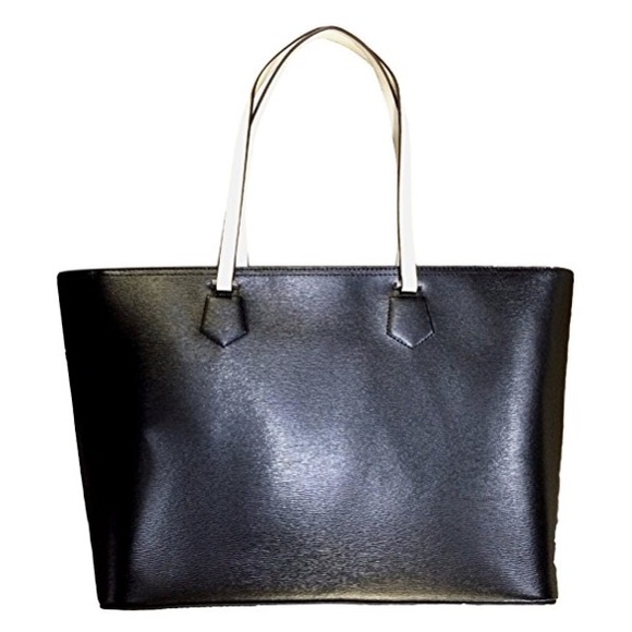 Lauren Ralph Lauren Black & white Tote NWT - Picture 3 of 8
