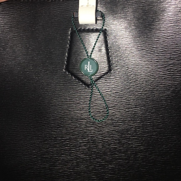 Lauren Ralph Lauren Black & white Tote NWT - Picture 6 of 8