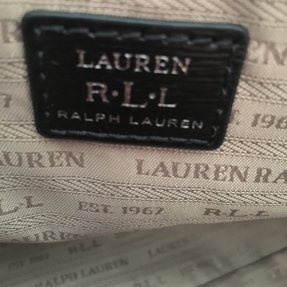 Lauren Ralph Lauren Black & white Tote NWT - Picture 7 of 8