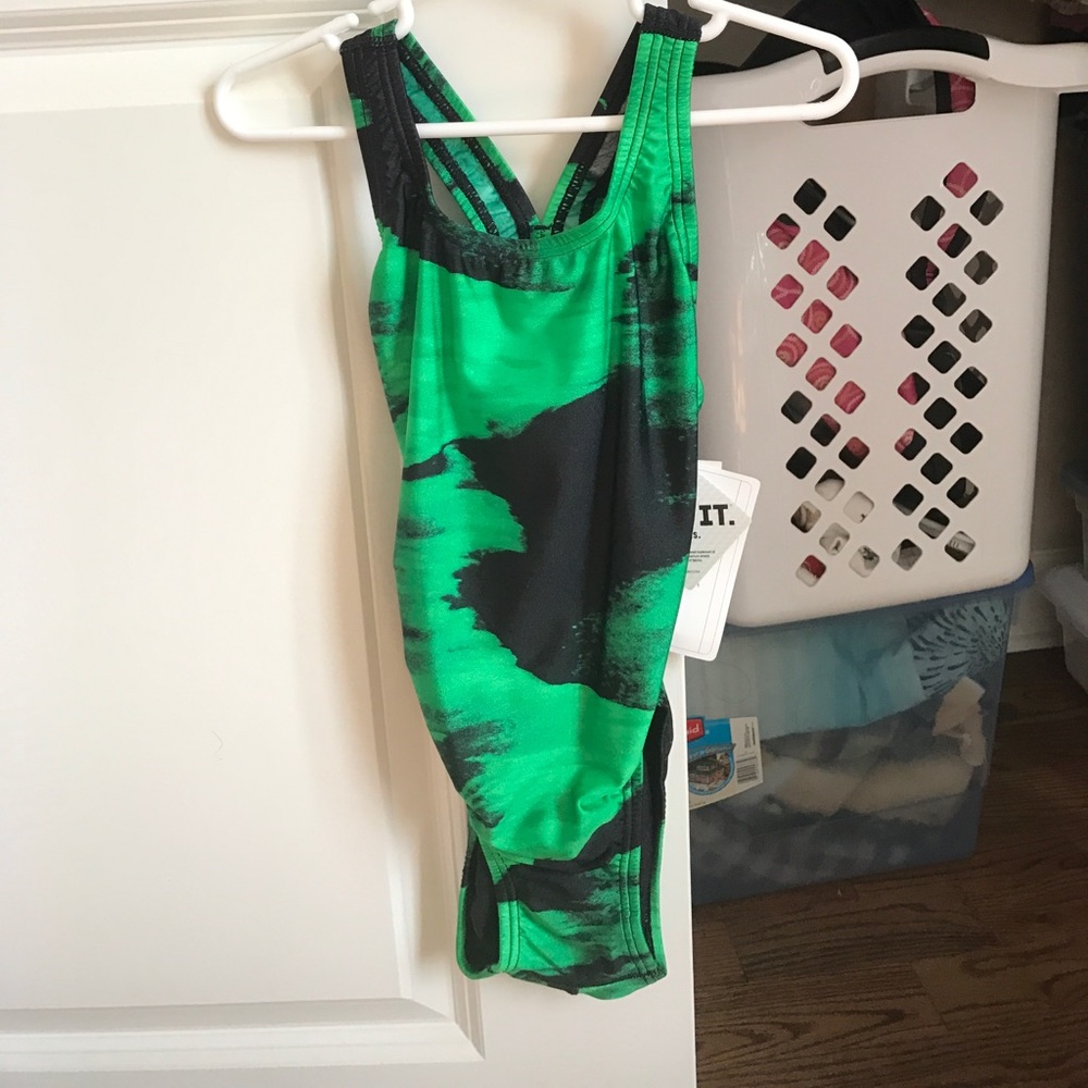 Speedo one piece bathing suit!