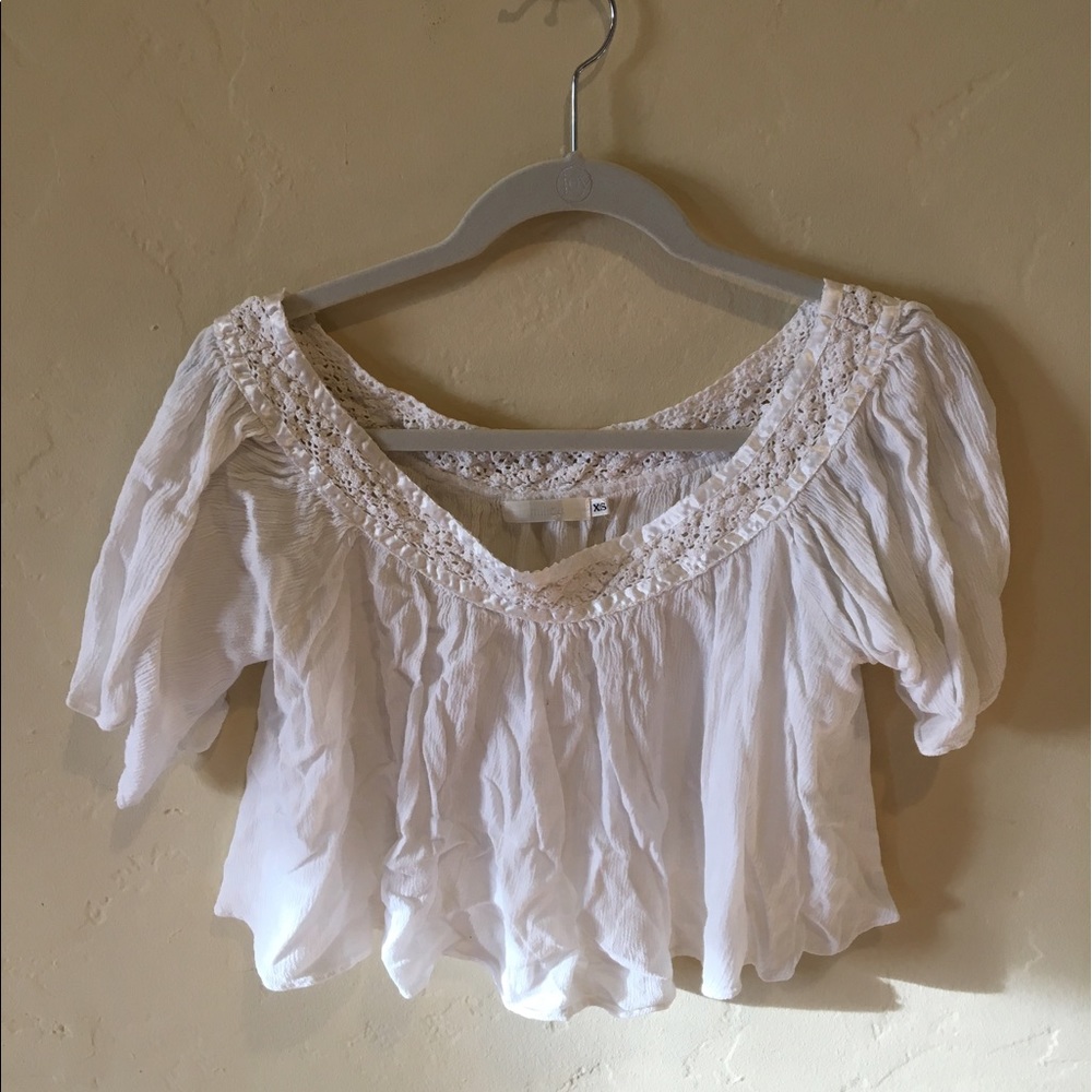 LF Off the Shoulder Crop Top