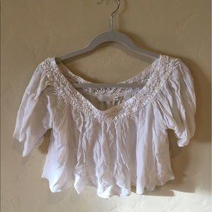 LF Off the Shoulder Crop Top