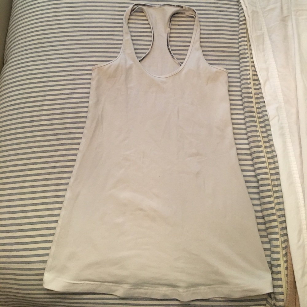 Lululemon white racerback tank
