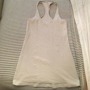 Lululemon white racerback tank