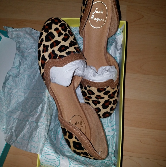 Jack Rogers Shoes - Jack Rogers Contessa Leopard Flats size 8.5M
