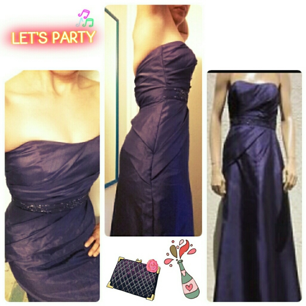 Davids Bridal Purple Formal Dress Size 6