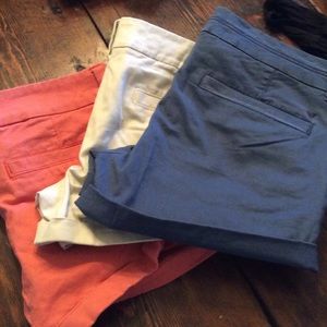 American Eagle chino shorts 3 pairs