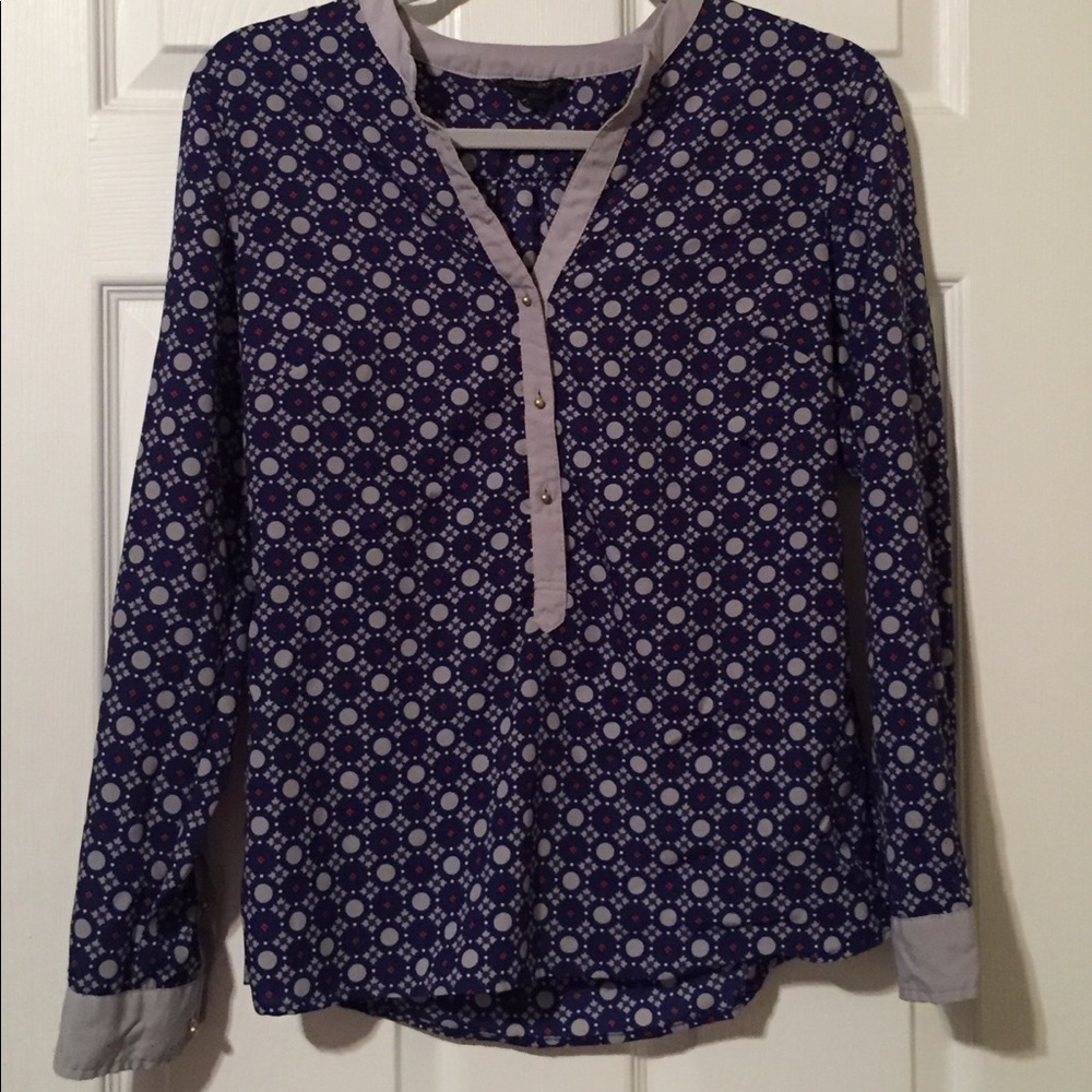 Long Sleeved Silky Blouse