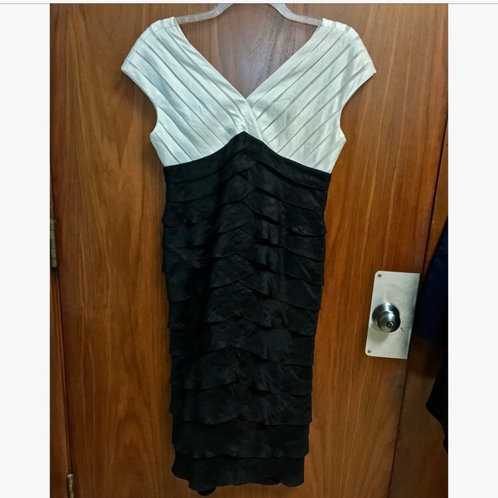Adrianna Papell Shutter Pleat Dress