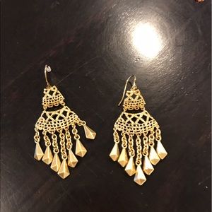 Stella & Dot Alila Lace Chandelier Earrings