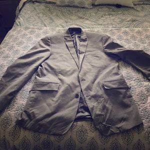 42R W35 Kenneth Cole Reaction Gray Blazer