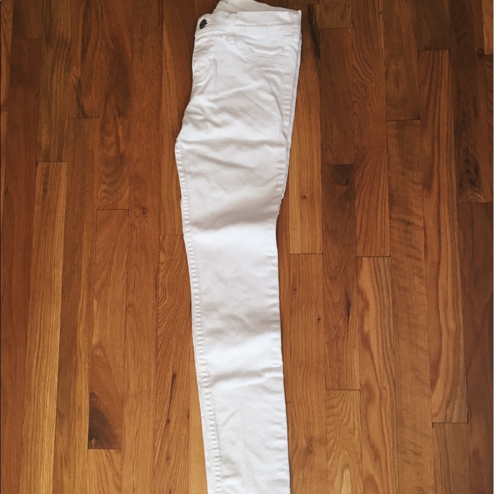 Kids White Skinny Denim