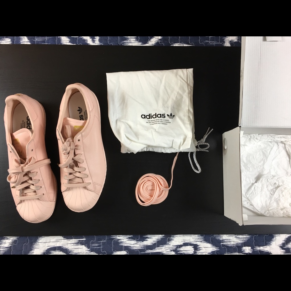 Miadidas Blush Pink Superstar 80s