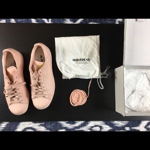 Miadidas Blush Pink Superstar 80s