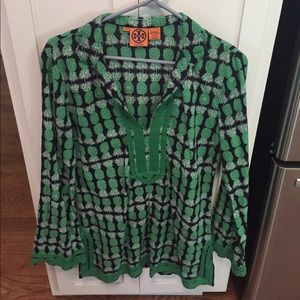 EUC sz 10 Tory Burch swim cover up