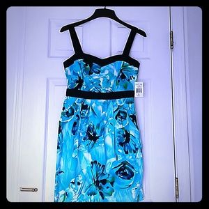 Turquoise and Navy colored Sundress by B.Smart