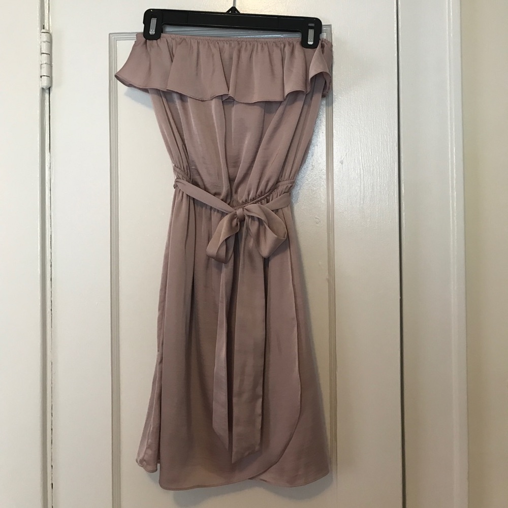 strapless Gianni Bini wrap dress
