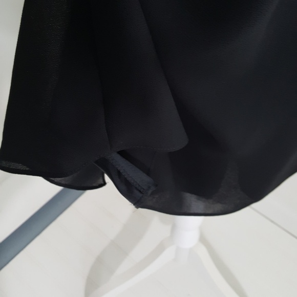 AFTER DARK BLACK COCKTAIL DRESS SZ 10 - Picture 3 of 8