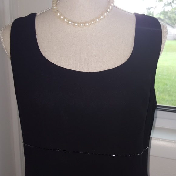 AFTER DARK BLACK COCKTAIL DRESS SZ 10 - Picture 6 of 8