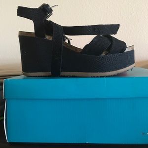 Mad love platform sandals.