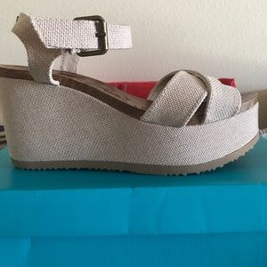 Mad love platform sandals.