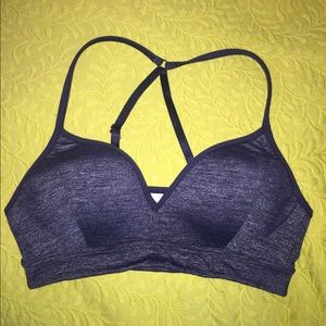Athleta Navy Sports Bra NWOT