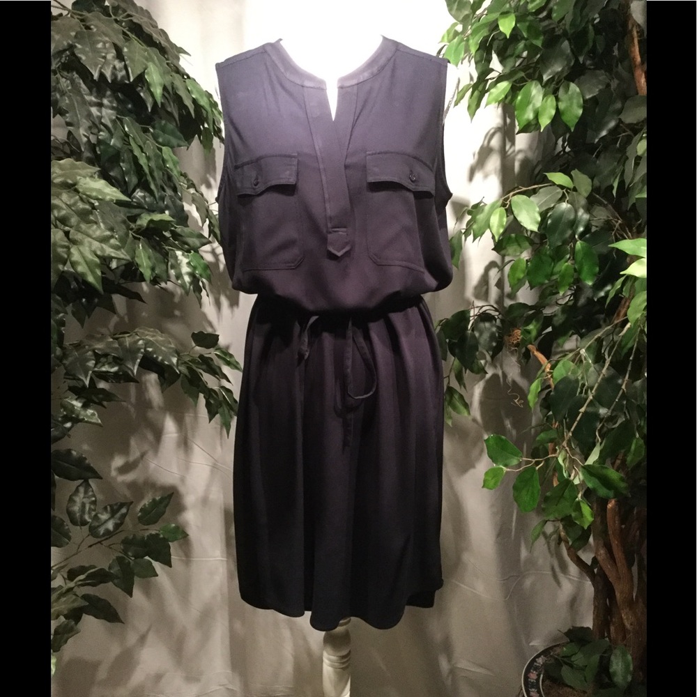 Dalia NWOT Sleeveless, tie waist dress