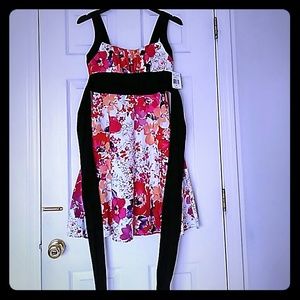 Colorful Pleated Sundress by B.Smart, Junior 10