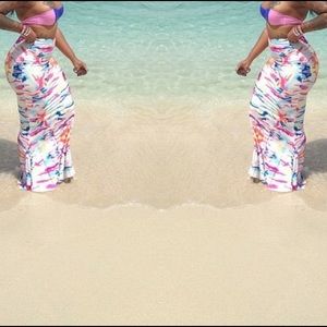 High waisted mermaid skirt