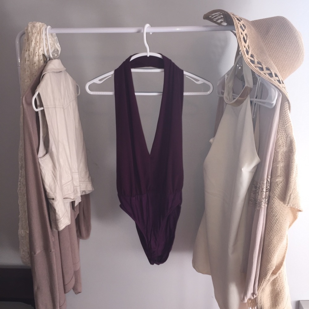 💓$8!💓Charlotte Russe Plum bodysuit