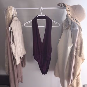 💓$8!💓Charlotte Russe Plum bodysuit