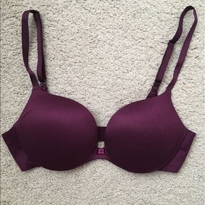 Victoria secret padded bra burgundy size 34c
