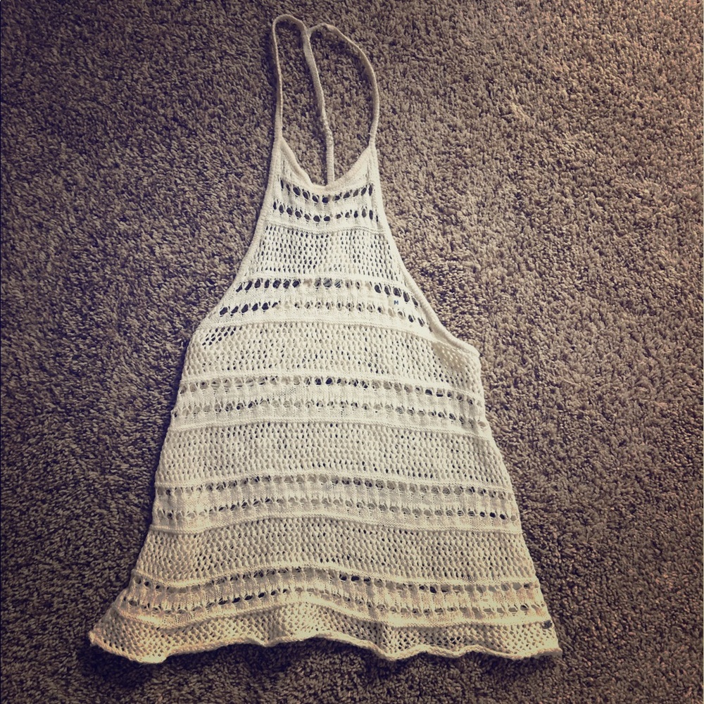 American Eagle crochet tank