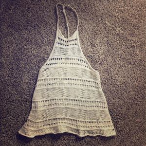 American Eagle crochet tank