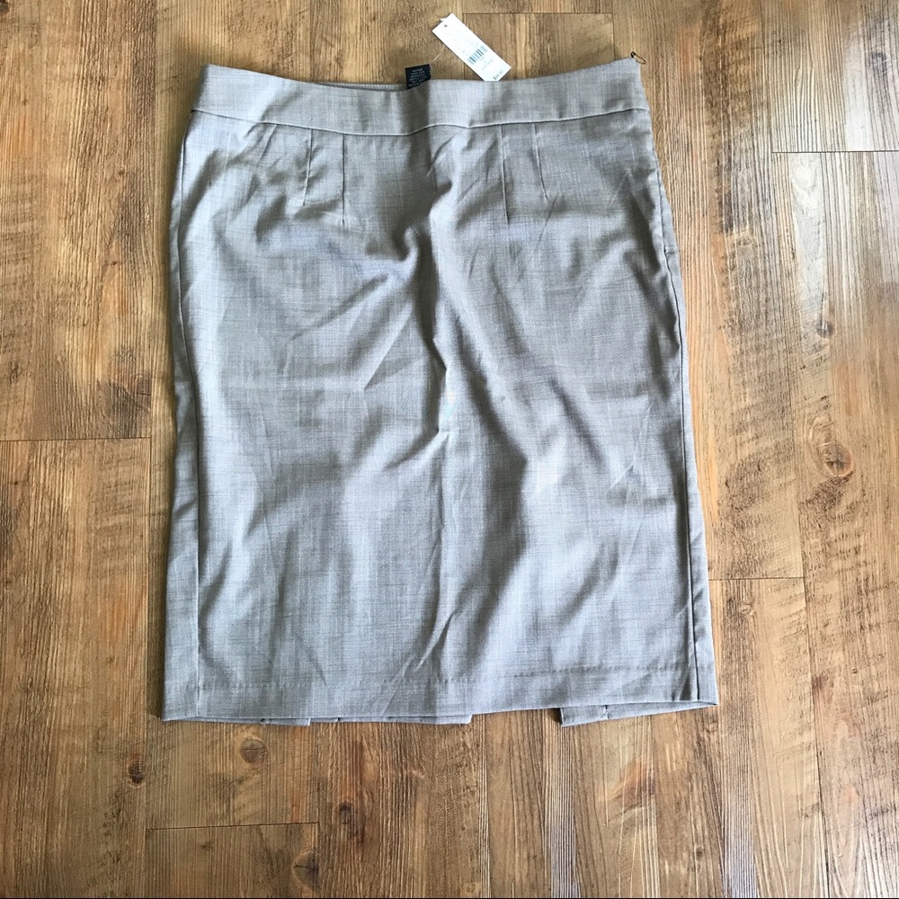 New York and Company Beige Pencil Skirt
