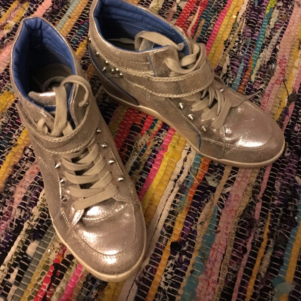 Guess gym shoe heels