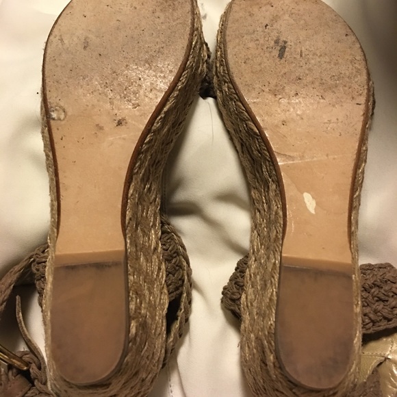 🌸SOLD🌸Stuart Weitzman Crochet Wrap Platforms - Picture 7 of 8