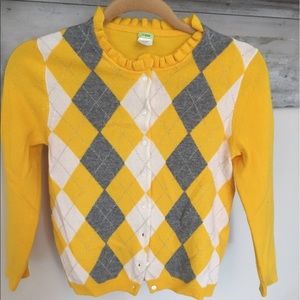 Argyle cashmere sweater