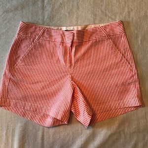 J. Crew City Fit Striped Shorts
