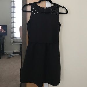 Edgy Fit and Flare Dress