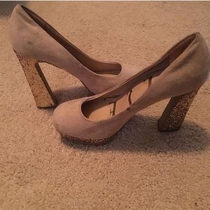 Elle suede heels