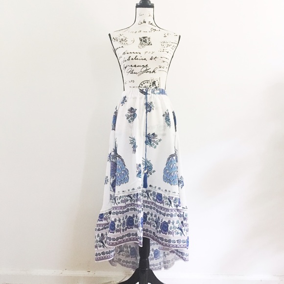 🌸Host Pick🌸 Last 2! Boho Tribal Print Floral Maxi Skirt - Picture 3 of 6