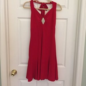 Jessica McClintock Red cocktail dress