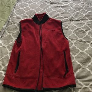 Fleece vest zip up