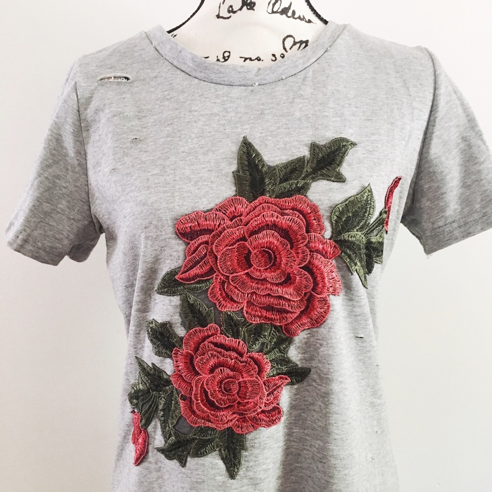 Last 2! Floral Embroidered Dress - Picture 6 of 8
