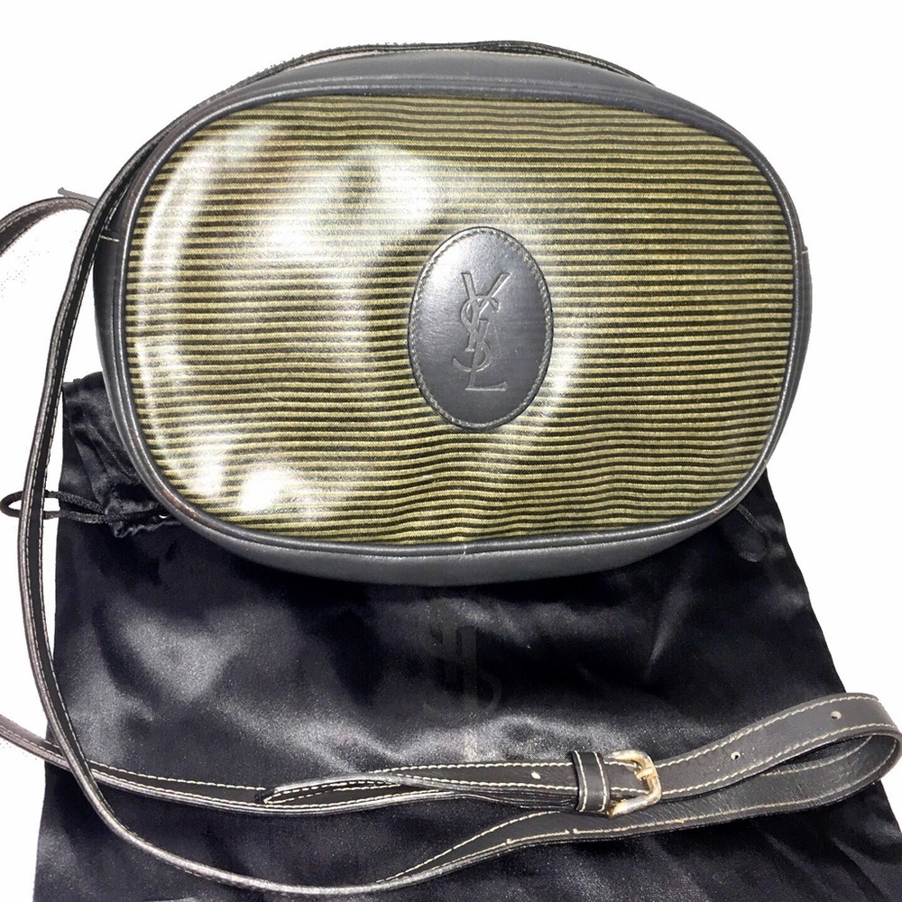 SOLD! YVES SAINT LAURENT Auth YSL Cross Body Bag