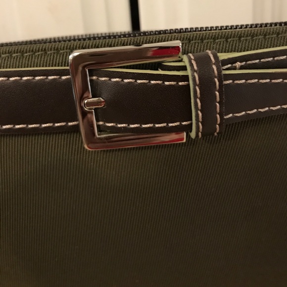 Etienne Aigner Bags Etienne Aigner Canvas And Leather Purse Poshmark