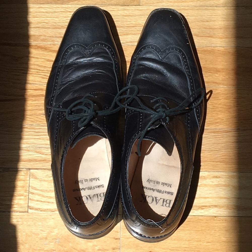 Plain toe wingtips